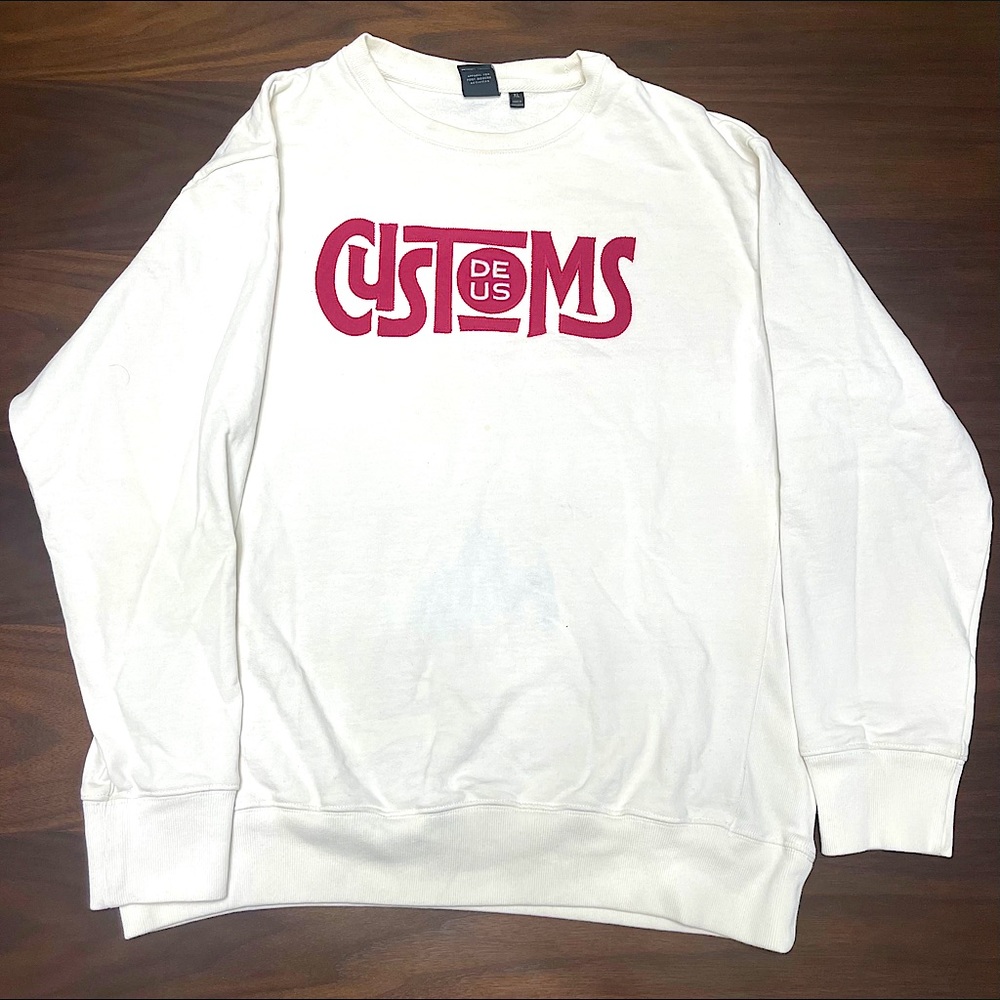 Deus Ex Machina White Sweatshirt